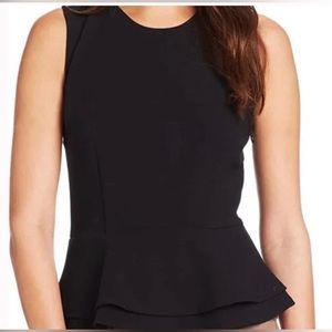 Joie - Black Peplum Tank Top (M)